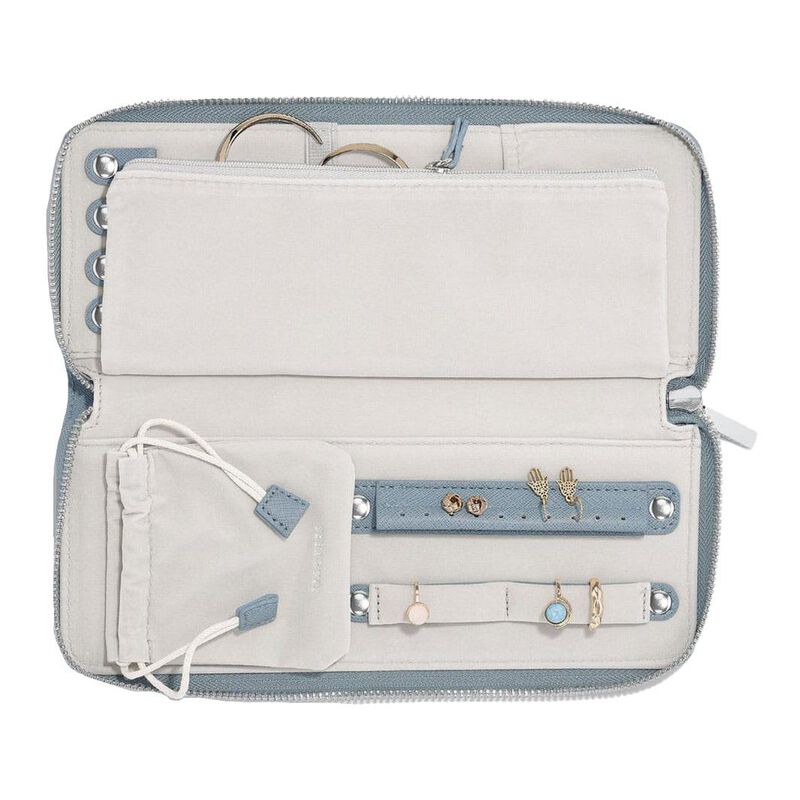 Stackers Jewellery Wallet Dusky Blue image number 0
